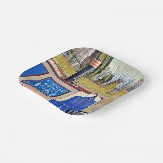 NARROWBOATS PAPPTELLER (Gewinkelt)