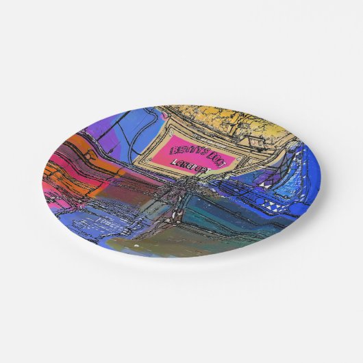 NARROWBOATS PAPPTELLER (Schrägansicht)