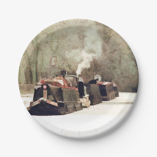 NARROWBOATS PAPPTELLER (Vorderseite)