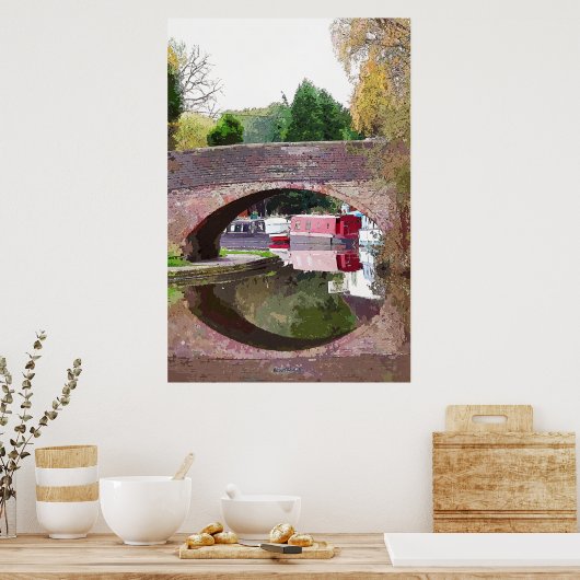 NARROWBOATS POSTER (Küche)