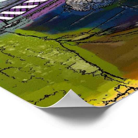 NARROWBOATS POSTER (Ecke)