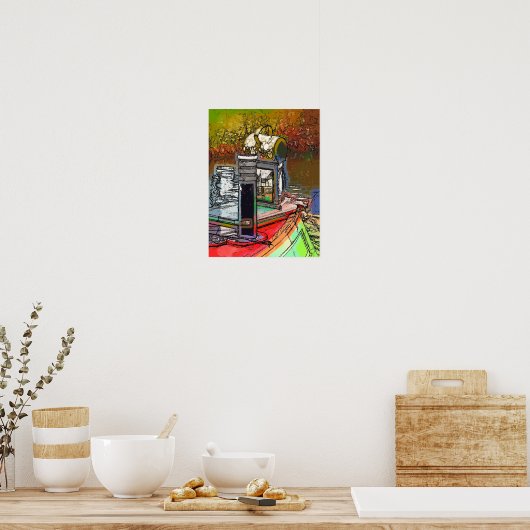 NARROWBOATS POSTER (Küche)