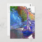 NARROWBOATS POSTKARTE (Vorne/Hinten)