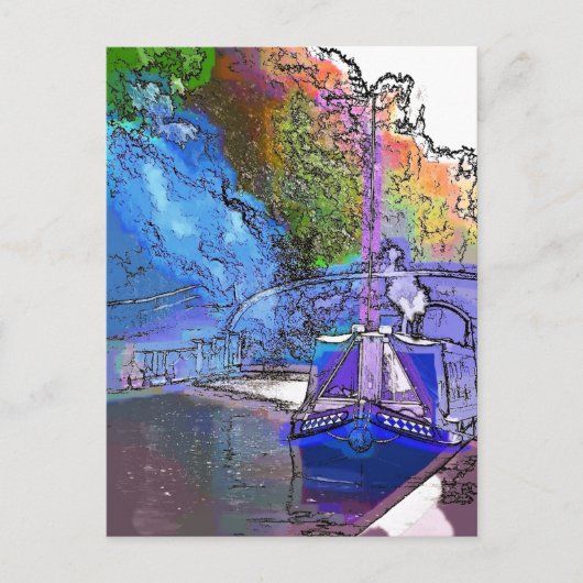 NARROWBOATS POSTKARTE (Vorderseite)