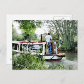 NARROWBOATS POSTKARTE (Vorne/Hinten)