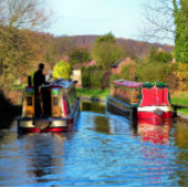 NARROWBOATS POSTKARTE