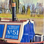 NARROWBOATS POSTKARTE