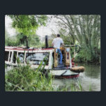 NARROWBOATS PUZZLE<br><div class="desc">Ein Kunstdesign eines Mannes, der sein enges Boot entlang des Kanals lenkt. Die im Vereinigten Königreich als Schmalboote bekannten Kanalboote wurden ursprünglich zur Beförderung von Gütern im ganzen Land eingesetzt. Sie werden heute hauptsächlich zur Freizeitgestaltung genutzt und ziehen Menschen aus aller Welt an, um unsere ländliche Umgebung zu genießen. Diese...</div>