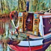 NARROWBOATS QUADRATISCHE WANDUHR