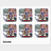 NARROWBOATS QUADRATISCHER AUFKLEBER (Blatt)