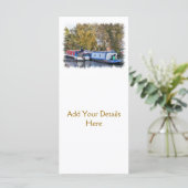 NARROWBOATS RACK CARDS (Stehend Vorderseite)