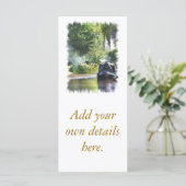 NARROWBOATS RACK CARDS (Stehend Vorderseite)