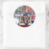 NARROWBOATS RUNDER AUFKLEBER (Tasche)