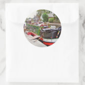 NARROWBOATS RUNDER AUFKLEBER (Tasche)