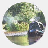 NARROWBOATS RUNDER AUFKLEBER (Vorderseite)