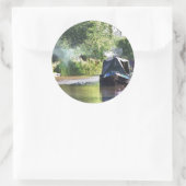 NARROWBOATS RUNDER AUFKLEBER (Tasche)