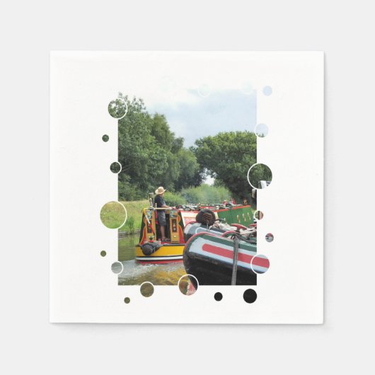 NARROWBOATS SERVIETTE (Vorderseite)