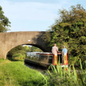 NARROWBOATS SERVIETTE