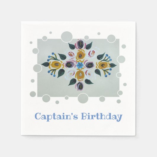 NARROWBOATS SERVIETTE (Vorderseite)