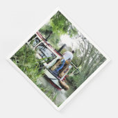 NARROWBOATS SERVIETTE (Ecke)