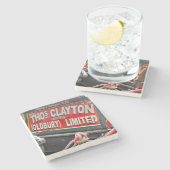 NARROWBOATS STEINUNTERSETZER (Seitenansicht)