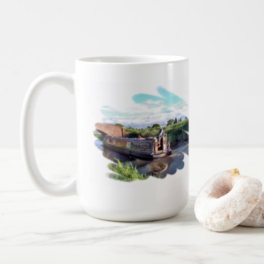 NARROWBOATS UK COFFEE TASSE (Mit Donut)