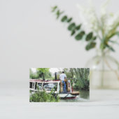NARROWBOATS VISITENKARTE (Stehend Vorderseite)