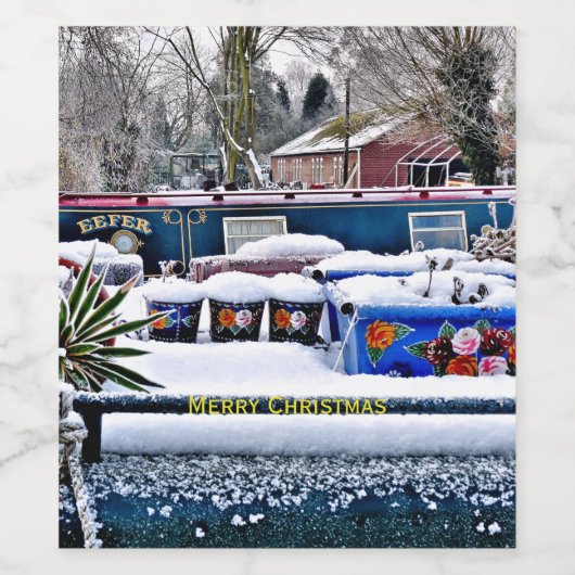 NARROWBOATS WEINETIKETT (Einzelnes Label)