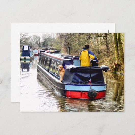 NARROWBOOT POSTKARTE (Vorne/Hinten)