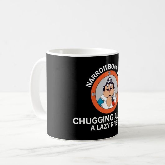 Narrowboote - Kanalkessel - Leben auf einem Boot Kaffeetasse (Vorderseite Links)