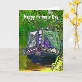 NARROWBOOTE KARTE (Gelbe Blume)