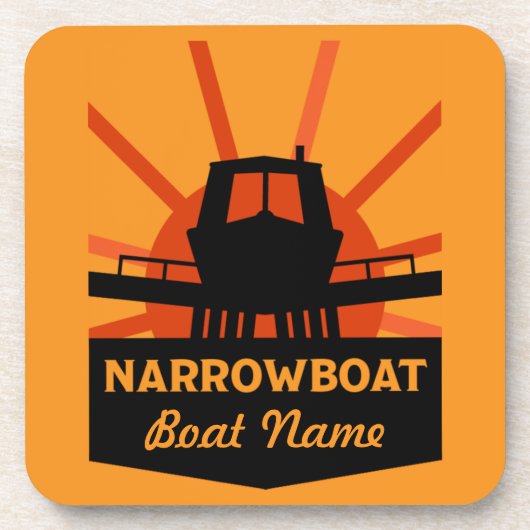 Narrowboote und Kanalboote - Umarmung Getränkeuntersetzer (Vorderseite)