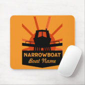 Narrowboote und Kanalboote - Umarmung Mousepad (Mit Mouse)