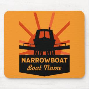 Narrowboote und Kanalboote - Umarmung Mousepad