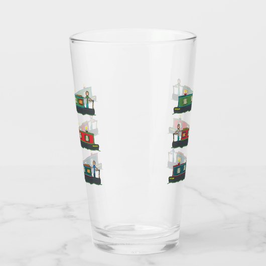 Narrowboter Glas (Links)