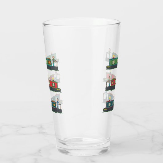 Narrowboter Glas (Rechts)