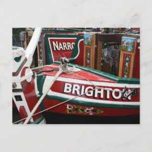 Narrowboter Postkarte