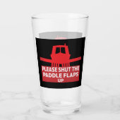 Narrowboter und Kanalboote Glas (Rückseite)