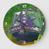 NARRROWBOATS GROßE WANDUHR (Vorderseite)