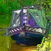 NARRROWBOATS GROßE WANDUHR