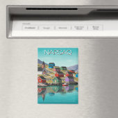 Narsaq Grönland Travel Magnet (In Situ (Geschirrspüler))