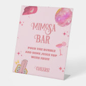 Narshville Bachelorette Mimosa Bar Table Sign Sockelschild (Vorderseite)