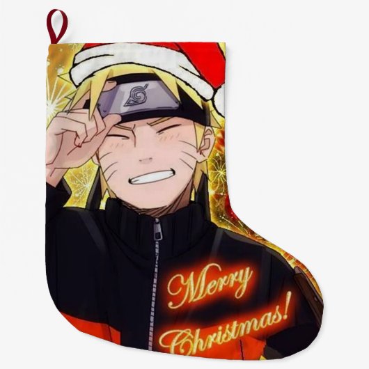 Naruto Christmas Stocking Großer Weihnachtsstrumpf (Vorderseite)