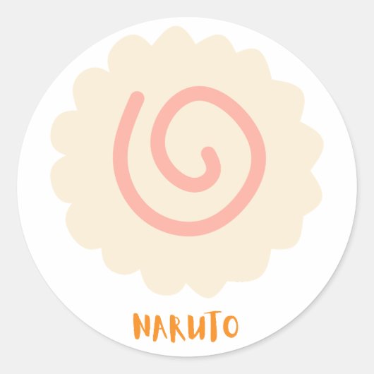 Naruto Classic Round Sticker (Vorderseite)