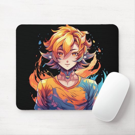 Naruto cooles Animationsmauspad Mousepad (Mit Mouse)