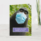 Naruto, der kreierte Makaque-Affe Selfie - Miss Yo Karte (Vorderseite)