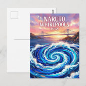 Naruto-Strudel Japan Postkarte (Vorne/Hinten)