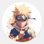 "Naruto Uzumaki Official Anime Sticker - Hokage, R (Vorderseite)