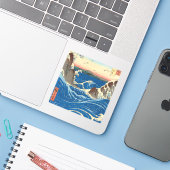Naruto Whirlpools, Provinz Awa, 1855 von Hiroshige Aufkleber (Laptop mit iPhone)