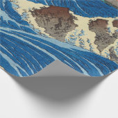 Naruto Whirlpools, Provinz Awa, 1855 von Hiroshige Geschenkpapier (Ecke)